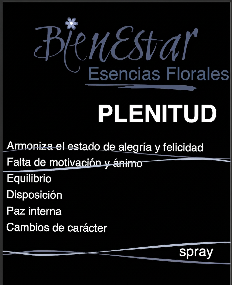 Etiqueta de la esencia Plenitud